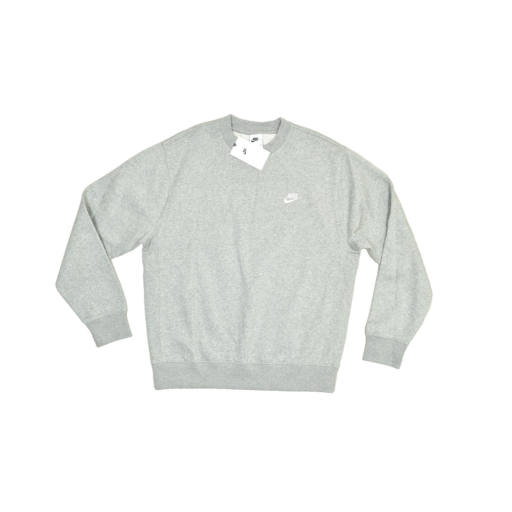 NEW Nike Sportswear Fleece Grey Heather Crewneck Sweatshirt Size M Classic